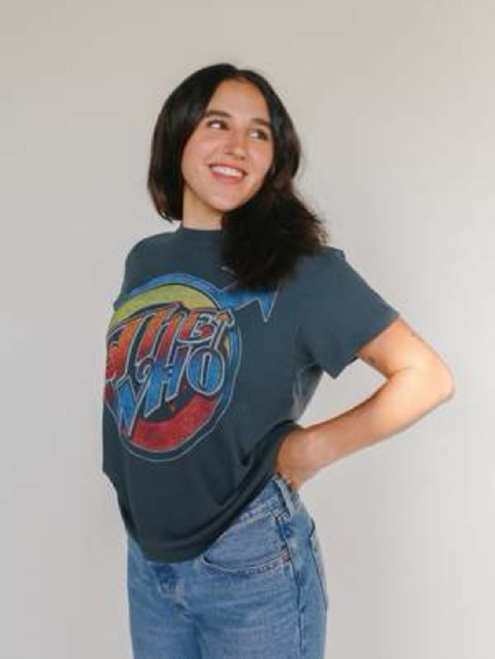 Daydreamer Tge Who. Tour Graphic Tee Gray Large